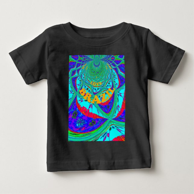 T-shirt Padrão Floral Vibrante: O Ama De Homenagem Brasile (Frente)