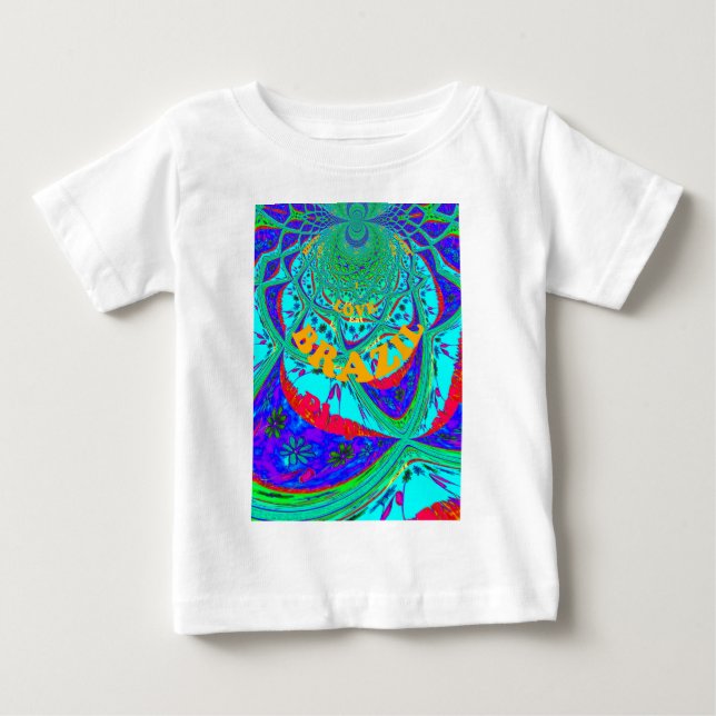 T-shirt Padrão Floral Vibrante: O Ama De Homenagem Brasile (Frente)