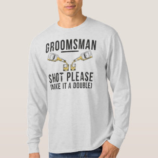 T-shirt Padrinho de casamento, Faça Um Duplo