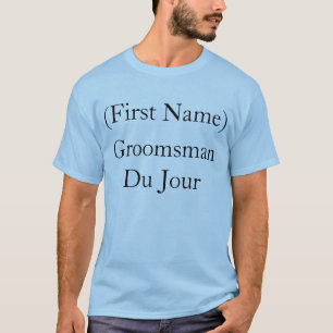 T-shirt Padrinho de Casamento Personalizado do Dia