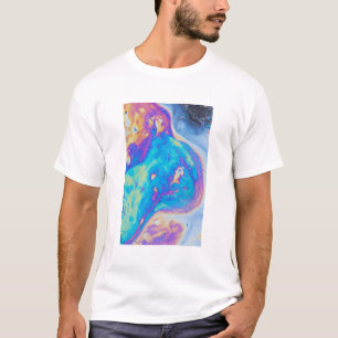 T-shirt Padrões coloridos de óleo, Canadá