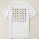 T-shirt Padrões de borboleta de Babysoft para adultos (Verso do Design)