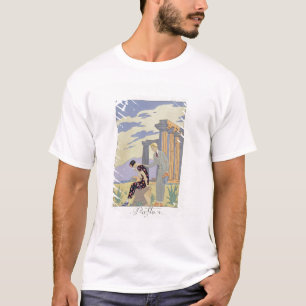 T-shirt Paestum, 1924 (impressão do pochoir)