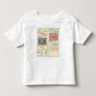 T-shirt Página do texto de excursões do turista de