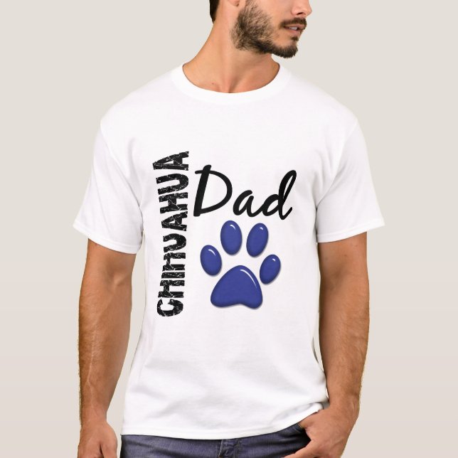 T-shirt Pai 2 da chihuahua (Frente)