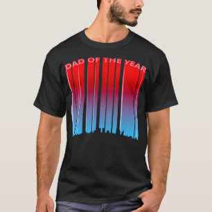 T-shirt Pai 3D épico do inclinação do ano