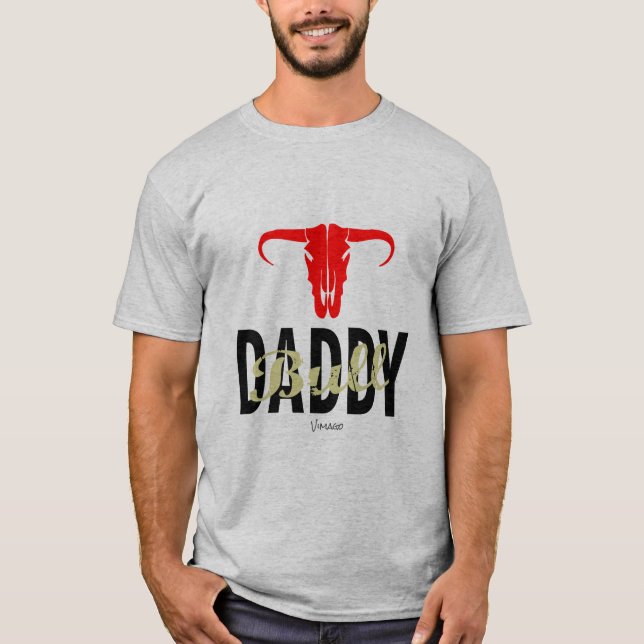 T-shirt Pai Bull por VIMAGO (Frente)