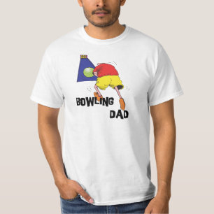 T-shirt Pai da boliche