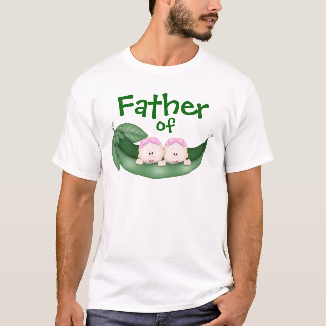 T-shirt Pai das Gêmeas (Frente)