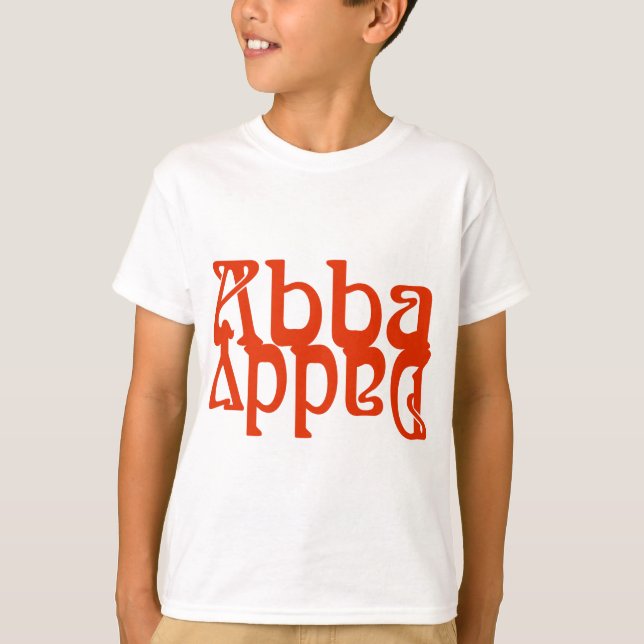 T-shirt Pai de Abba (deus do pai) (Frente)