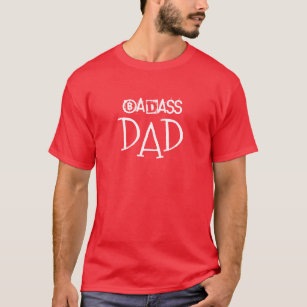 T-Shirt Pai De Badass Divertido