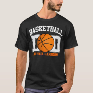 T-shirt Pai de basquete (escuro)