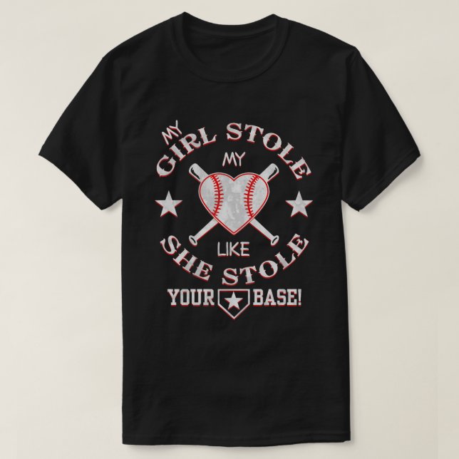 T-shirt Pai de beisebol (Frente do Design)