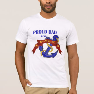 T-shirt Pai de umas armas nucleares do marinho