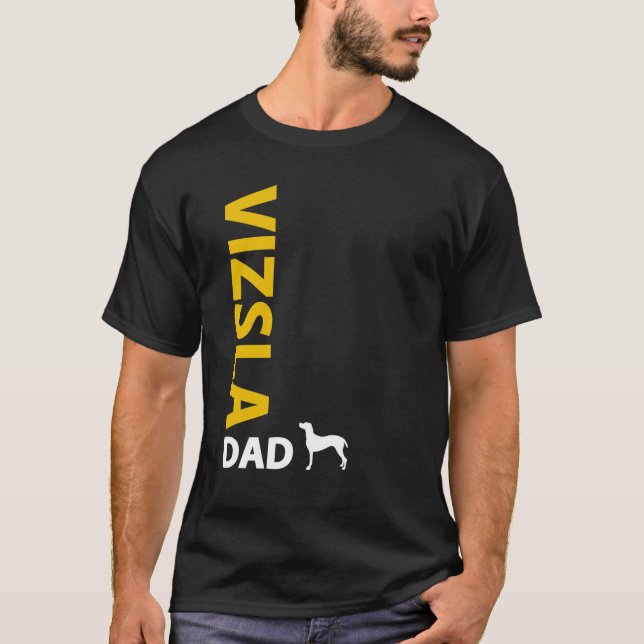T-shirt Pai de Vizsla (Frente)