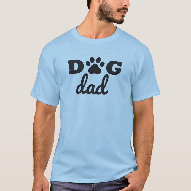 T-shirt pai do cão (Frente)