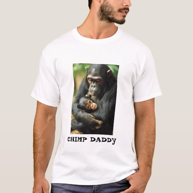 T-SHIRT PAI DO CHIMPANZÉ (Frente)