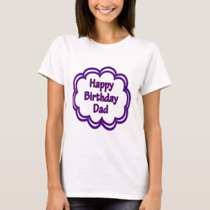 T-shirt Pai do feliz aniversario