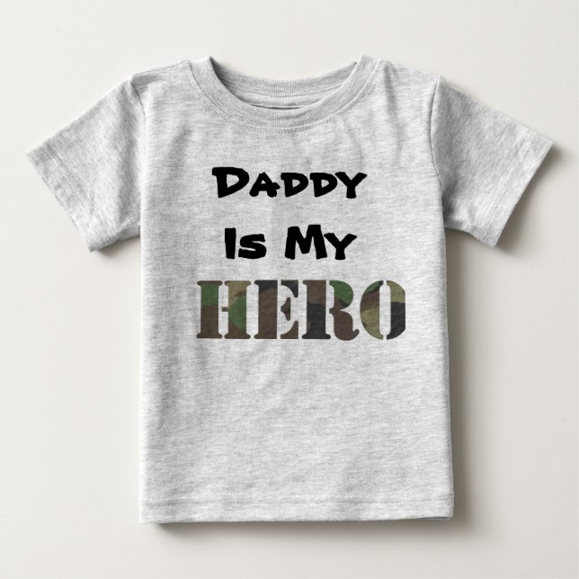 T-shirt Pai É Meu Herói (Frente)