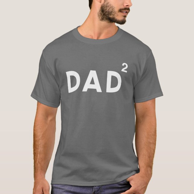 T-shirt Pai esquadrado (Frente)