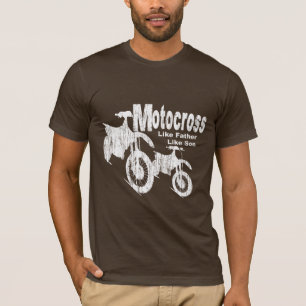 T-shirt Pai/Filho Motocross