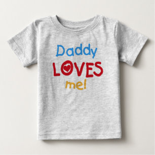T-shirt Pai me ama, querido Romper