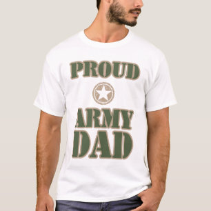 T-shirt Pai orgulhoso do exército