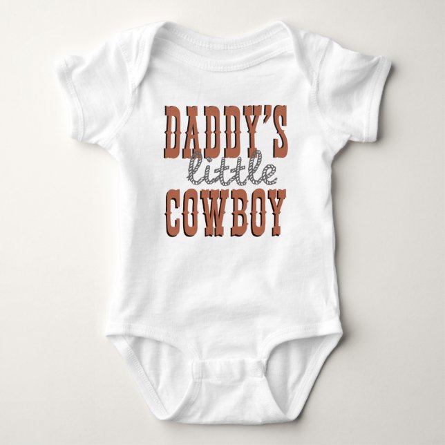 T-shirt Pai Pequeno Cowboy (Frente)