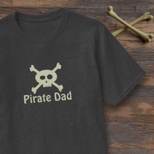 T-Shirt Pai Pirata Personalizado