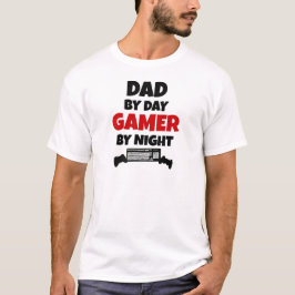T-shirt Pai por dia jogador da noite