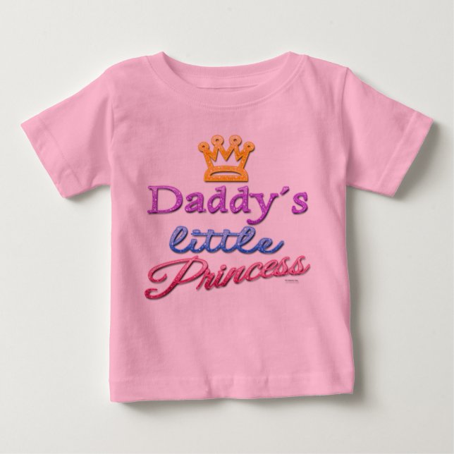T-shirt Pai Princesa Bebê Toddler (Frente)