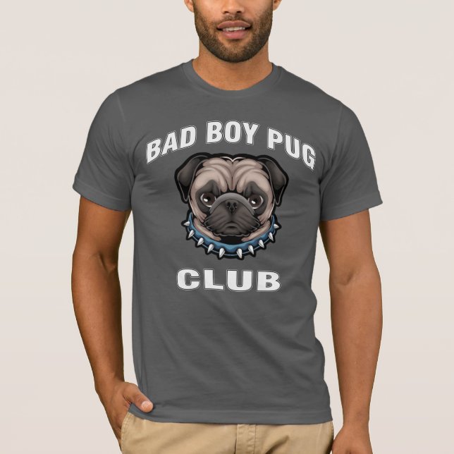 T-Shirt pai Pug Lover (Frente)