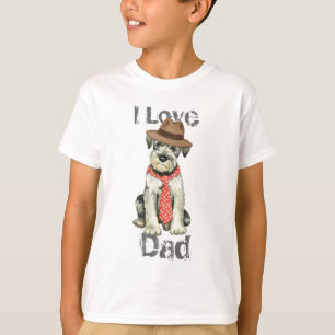 T-shirt Pai Schnauzer Standard