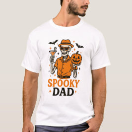 T-Shirt Pai Spooky - Dia de as Bruxas engraçado