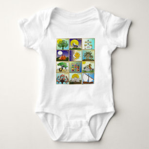 T-shirt Painéis de Arte Judaica 12 Tribos de Israel