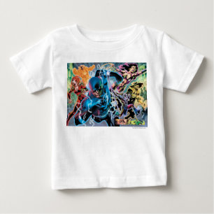 T-shirt Painel cómico da noite a mais preta - cor
