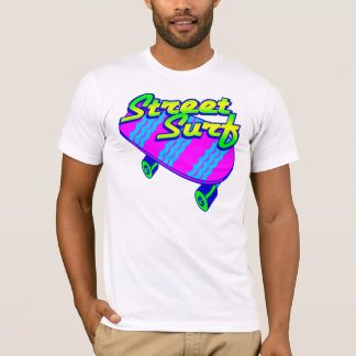 T-shirt Painel de Surf da Rua Retro Corey Tiger 80s