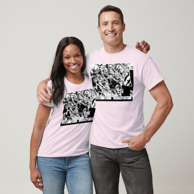 T-shirt Painel Heros mau (Unissex)