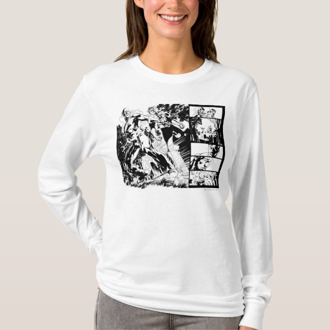 T-shirt Painel Lanterna Flash e Verde 2 (Frente)