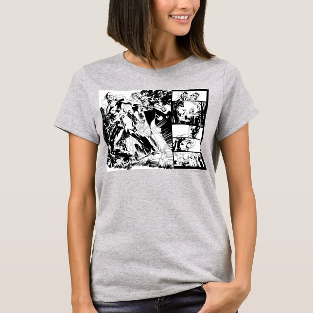 T-shirt Painel Lanterna Flash e Verde 2 (Frente)