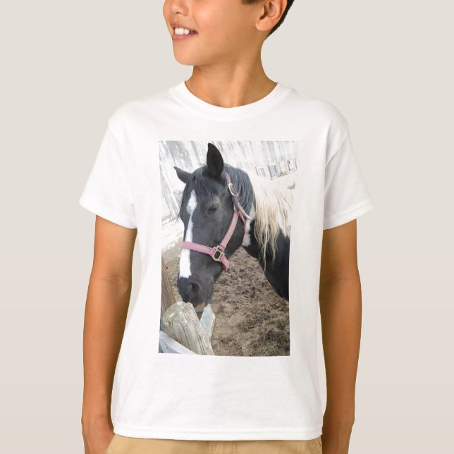 T-shirt Paint Pinto Horse (Frente)