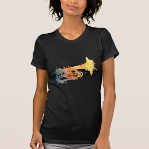T-shirt Paint Splat Mellophone