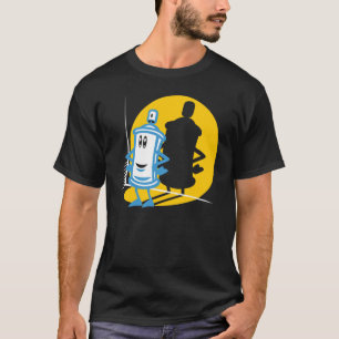 T-shirt Paint spray and spotlight