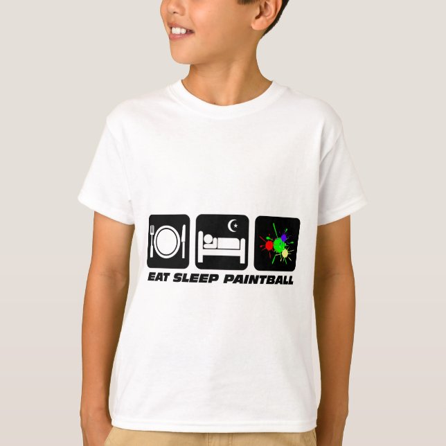 T-shirt paintball engraçado (Frente)
