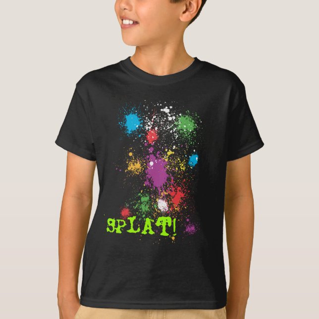 T-shirt Paintball Splat (Frente)
