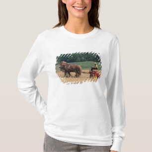 T-shirt País Amish pessoas simples na agricultura com