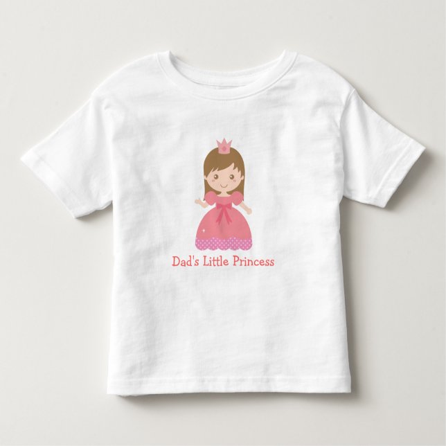 T-shirt Pais bonitos Princesa Pequena (Frente)