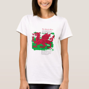 T-shirt País de Gales - Hen Wlad Fy Nhadau