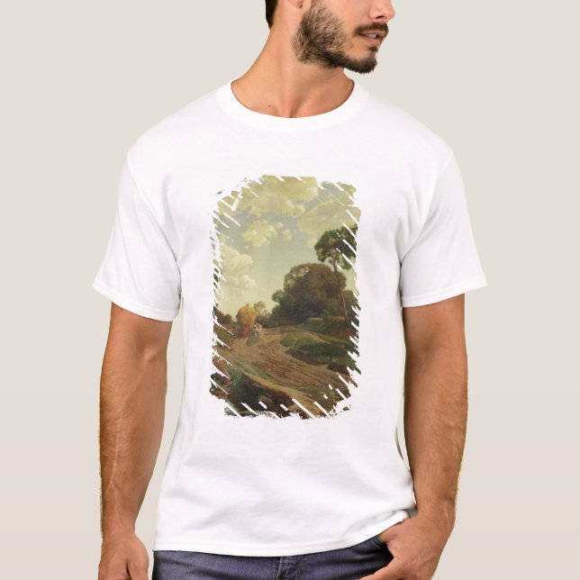 T-shirt Paisagem com Haywagon, c.1858 (Frente)
