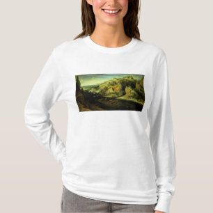 T-shirt Paisagem com um ataque de surpresa, c.1585 da